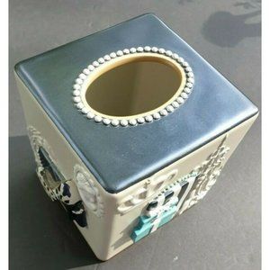 Avanti Fabulous Bath Tissue Box Cover Powder Room Paris Chic
